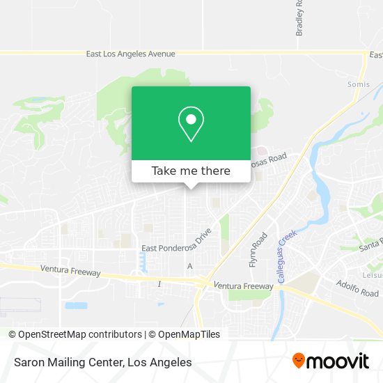 Saron Mailing Center map