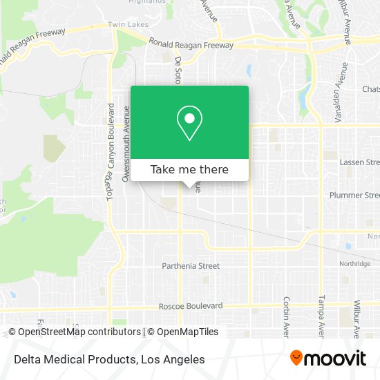 Delta Medical Products map