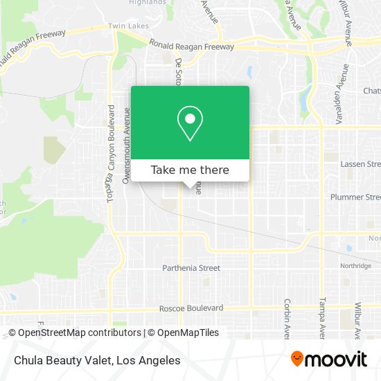 Chula Beauty Valet map