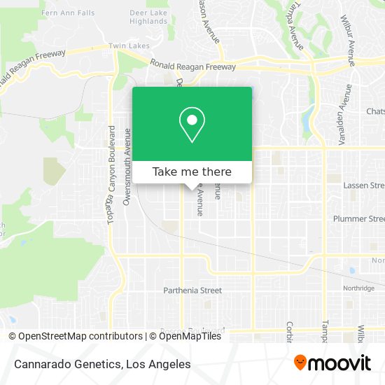 Mapa de Cannarado Genetics