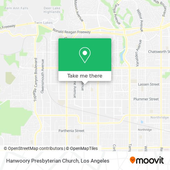 Hanwoory Presbyterian Church map