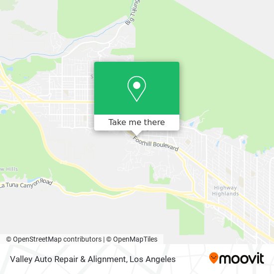 Mapa de Valley Auto Repair & Alignment