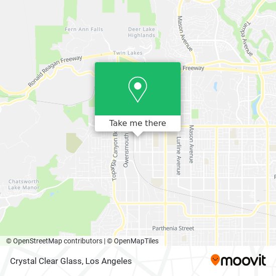 Mapa de Crystal Clear Glass