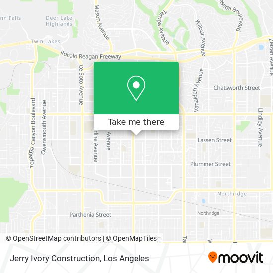 Jerry Ivory Construction map