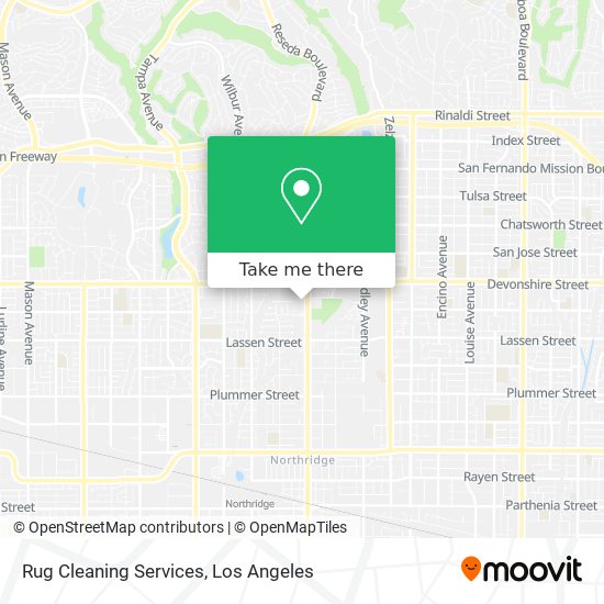 Rug Cleaning Services map