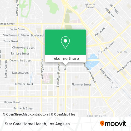 Star Care Home Health map