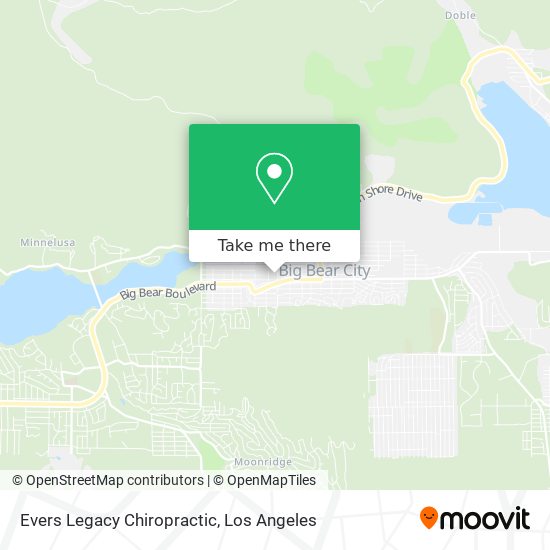 Evers Legacy Chiropractic map