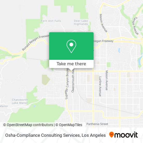 Mapa de Osha-Compliance Consulting Services