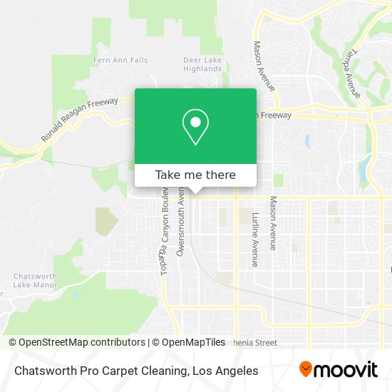 Mapa de Chatsworth Pro Carpet Cleaning