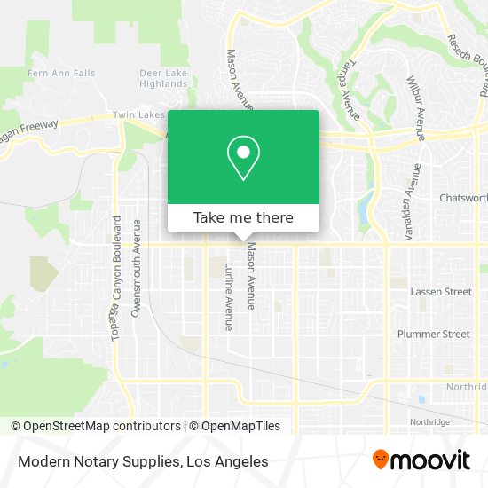 Modern Notary Supplies map