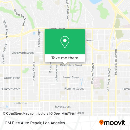 GM Elite Auto Repair map