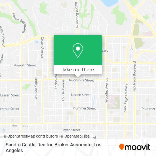 Sandra Castle, Realtor, Broker Associate map