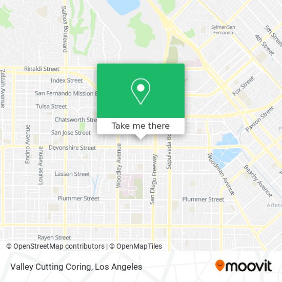 Valley Cutting Coring map