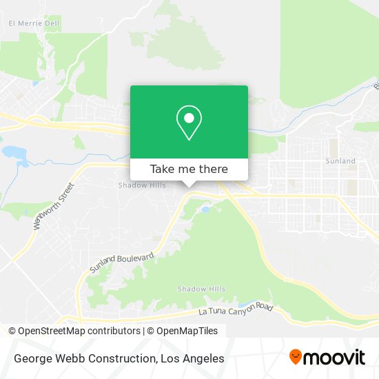 George Webb Construction map
