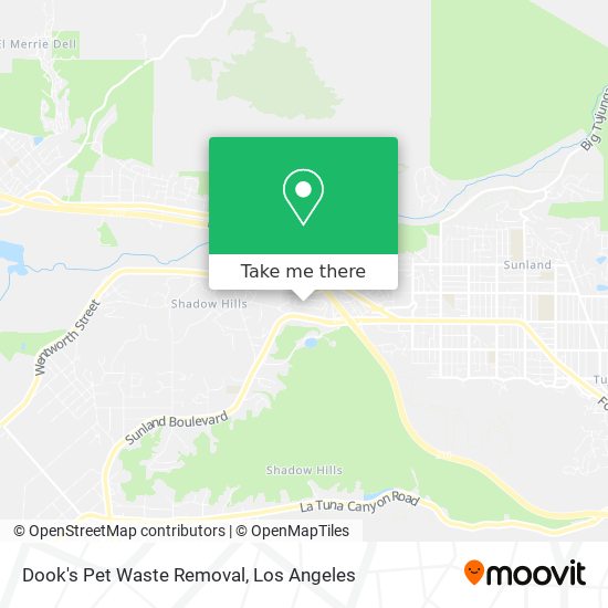 Dook's Pet Waste Removal map