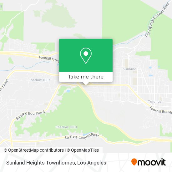 Sunland Heights Townhomes map