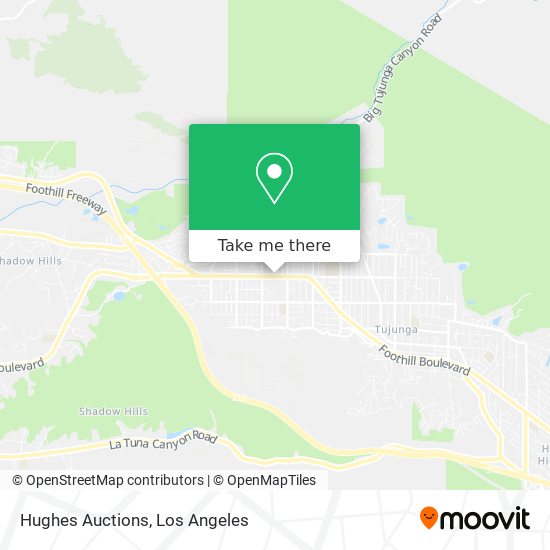 Hughes Auctions map