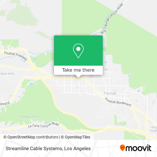 Streamline Cable Systems map