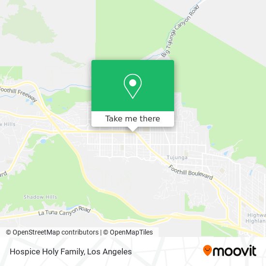 Hospice Holy Family map