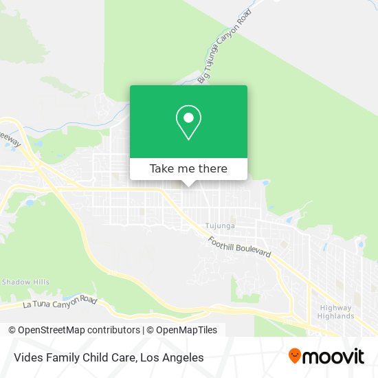 Vides Family Child Care map