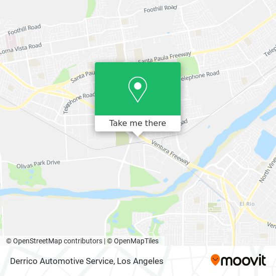 Mapa de Derrico Automotive Service