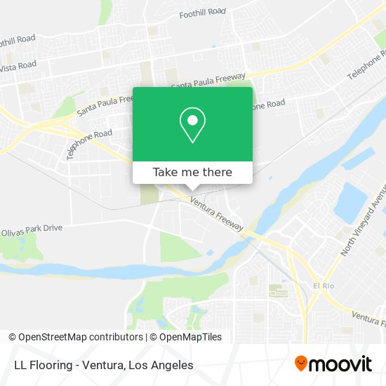 Mapa de LL Flooring - Ventura