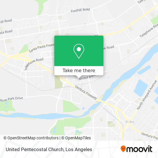 United Pentecostal Church map