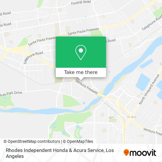 Mapa de Rhodes Independent Honda & Acura Service