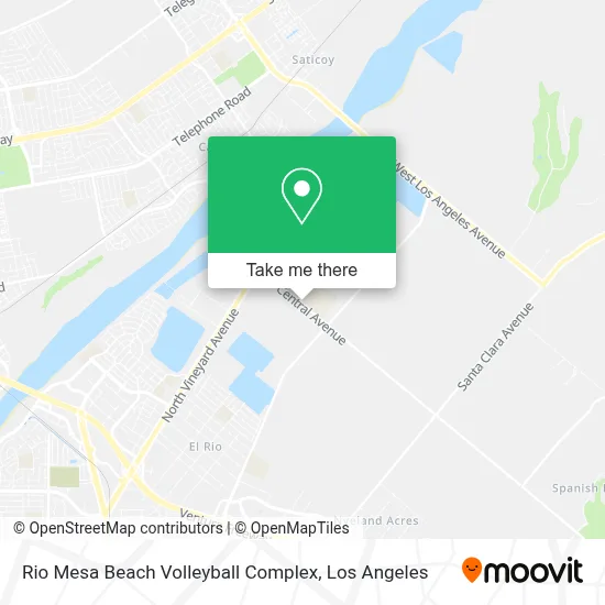 Rio Mesa Beach Volleyball Complex map