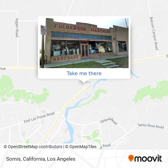 Somis, California map