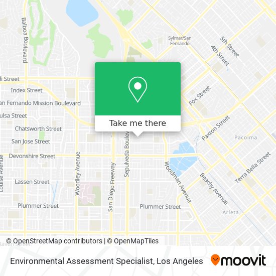 Environmental Assessment Specialist map