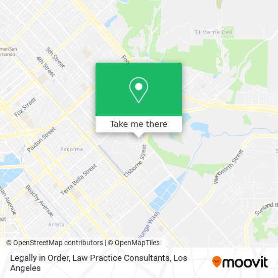 Legally in Order, Law Practice Consultants map