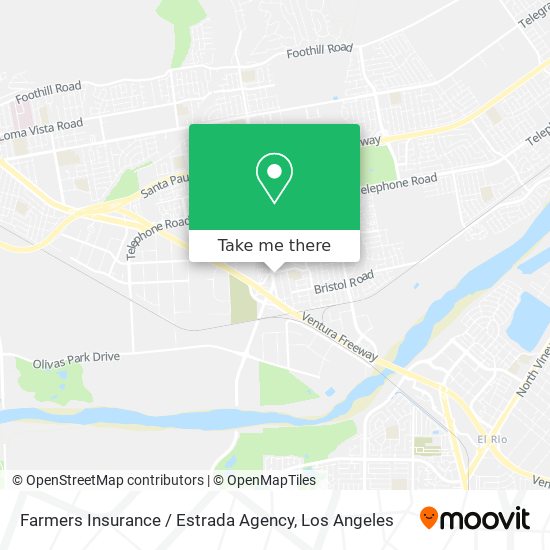 Mapa de Farmers Insurance / Estrada Agency