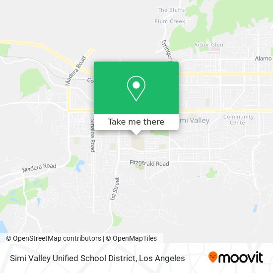 Mapa de Simi Valley Unified School District