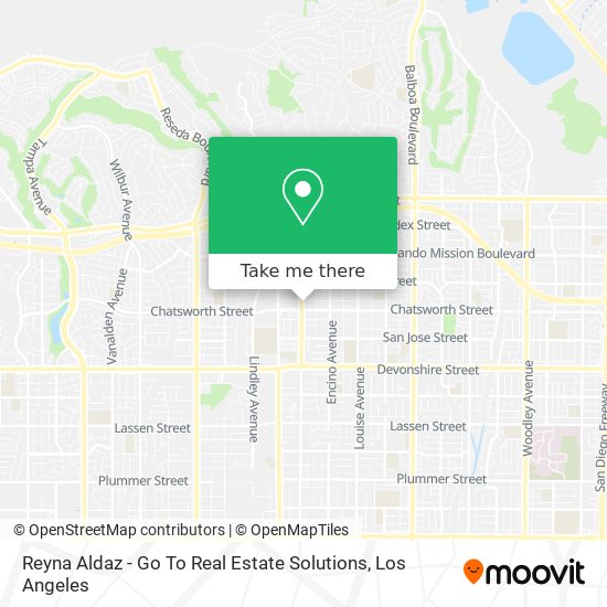 Reyna Aldaz - Go To Real Estate Solutions map