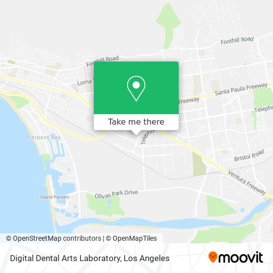 Mapa de Digital Dental Arts Laboratory