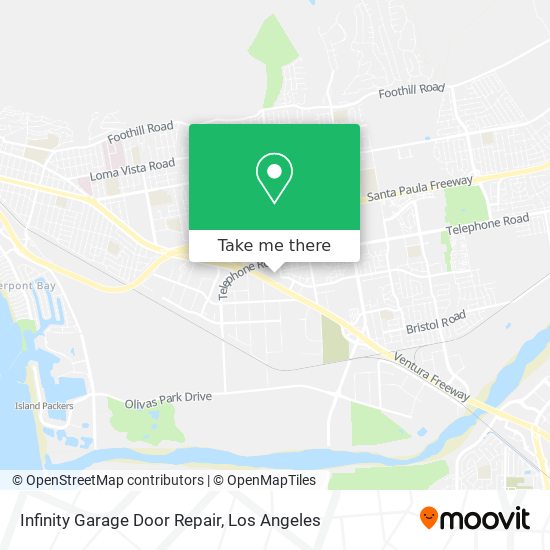 Infinity Garage Door Repair map