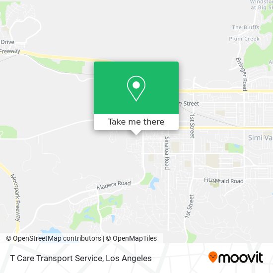 T Care Transport Service map