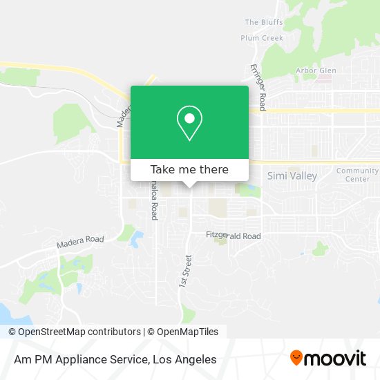 Am PM Appliance Service map