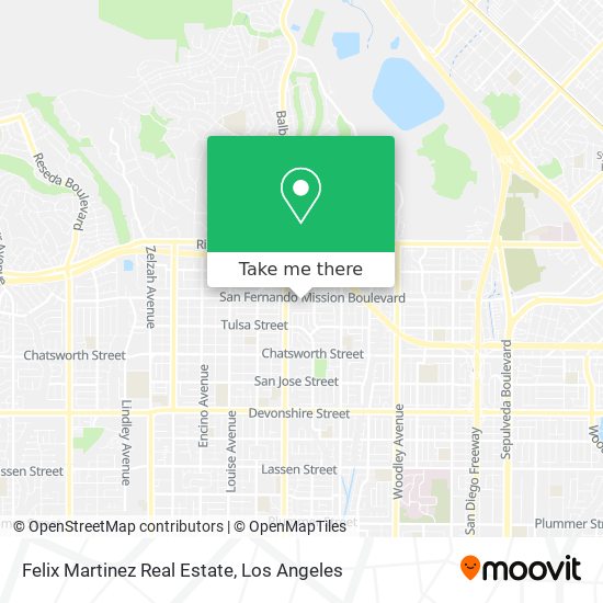 Felix Martinez Real Estate map