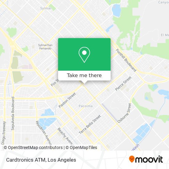 Cardtronics ATM map