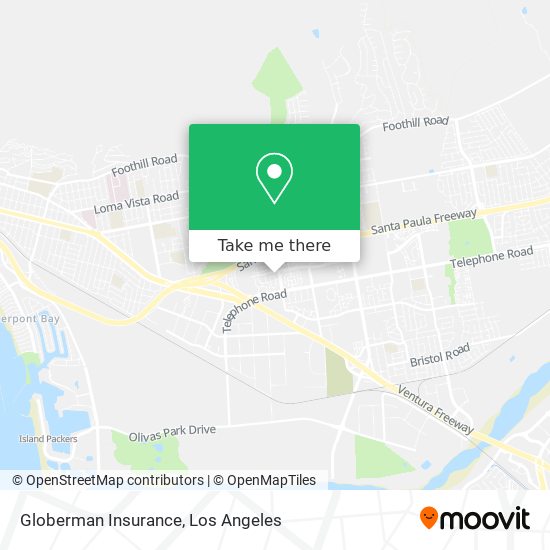 Mapa de Globerman Insurance