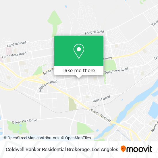 Mapa de Coldwell Banker Residential Brokerage