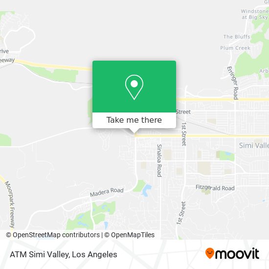 ATM Simi Valley map