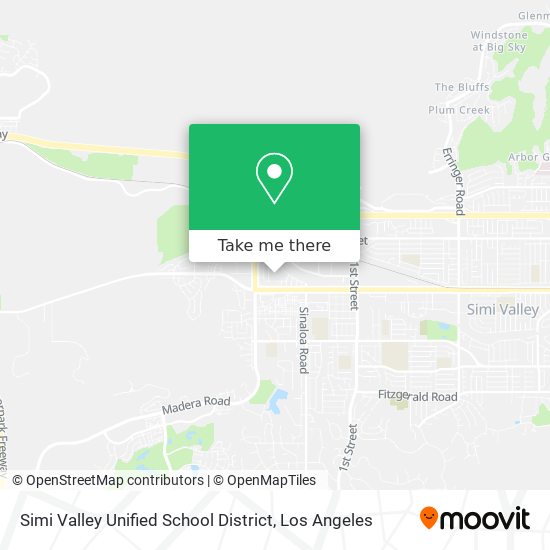 Mapa de Simi Valley Unified School District