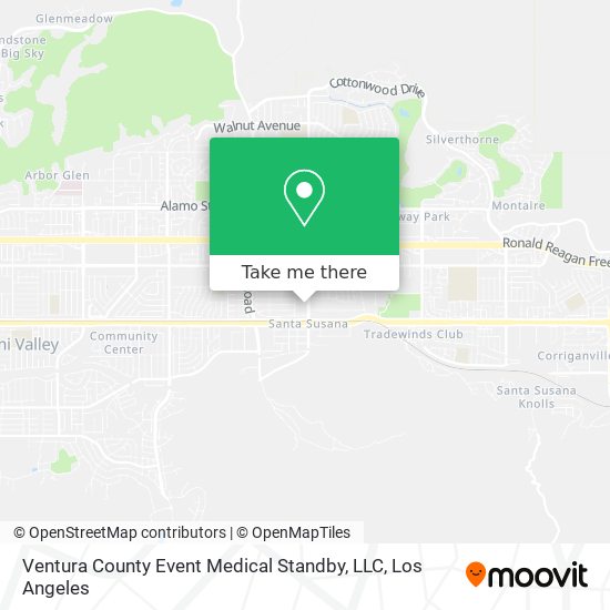 Mapa de Ventura County Event Medical Standby, LLC