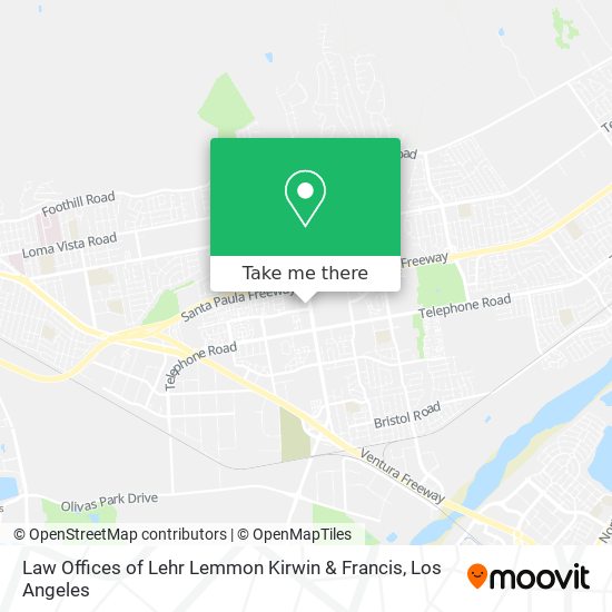 Law Offices of Lehr Lemmon Kirwin & Francis map