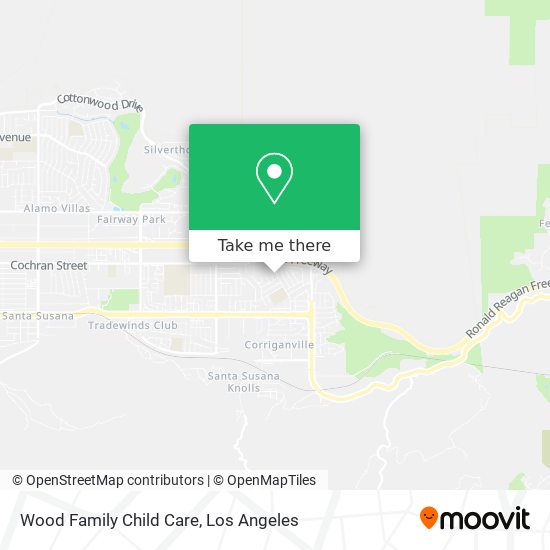 Mapa de Wood Family Child Care