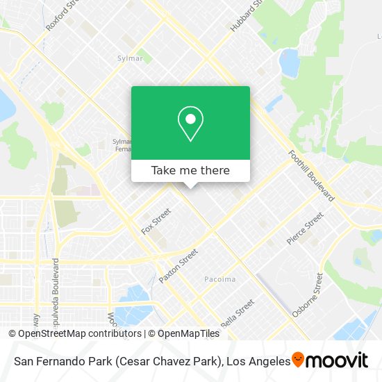 San Fernando Park (Cesar Chavez Park) map