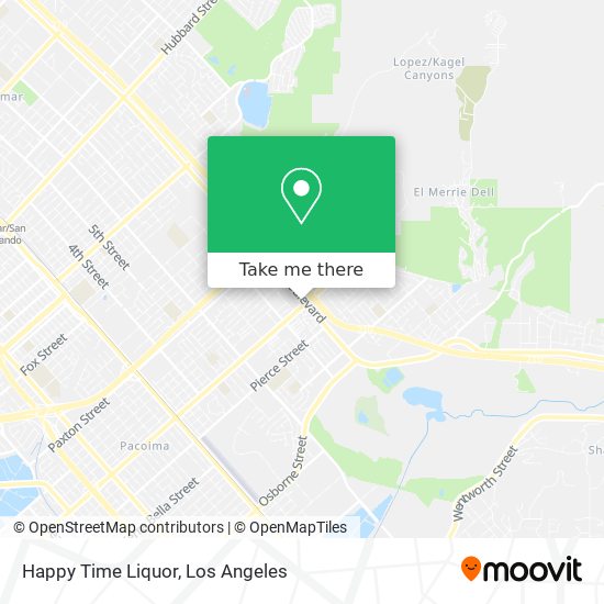 Mapa de Happy Time Liquor